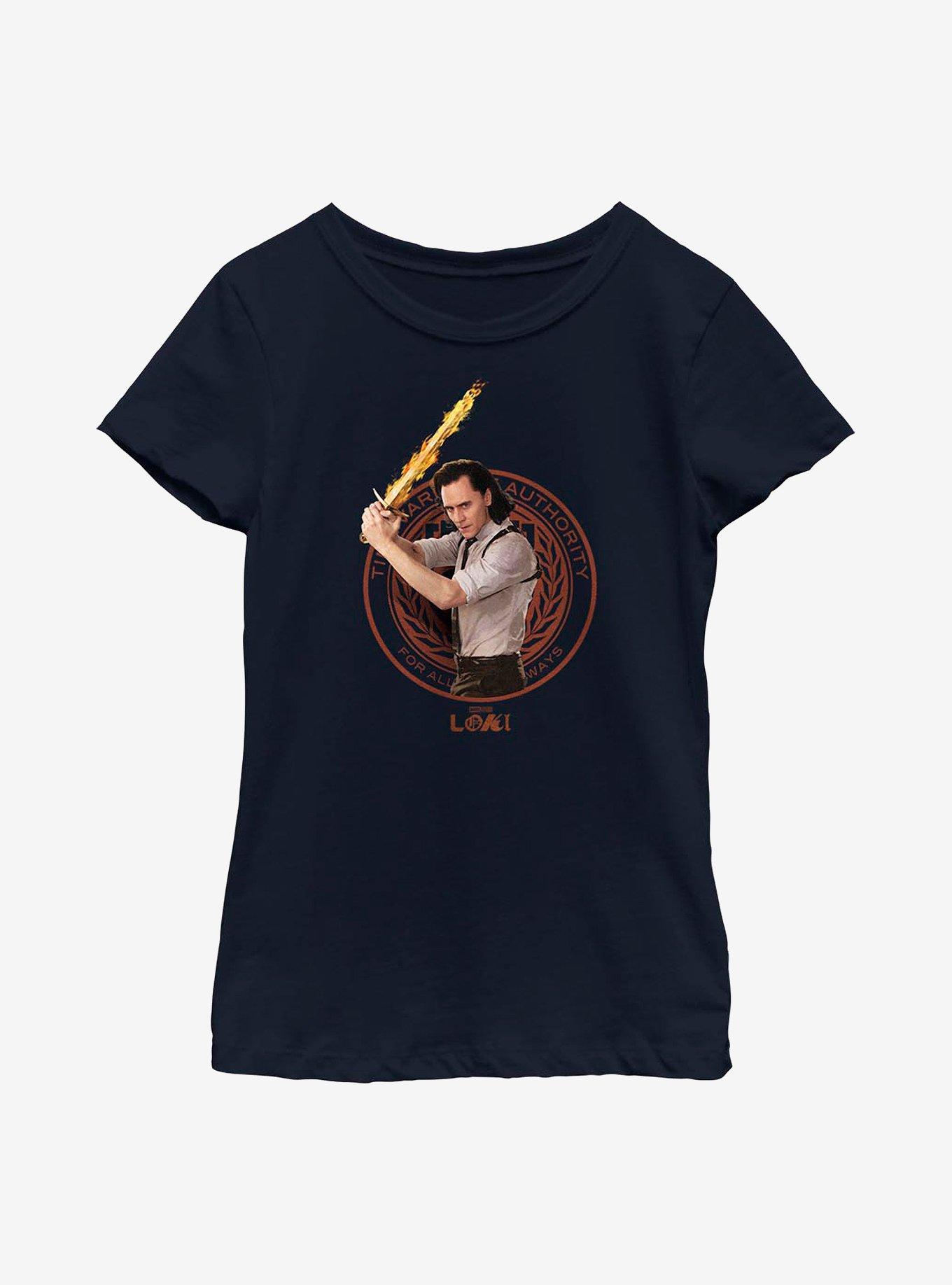 Marvel Loki Keepers Of Time Youth Girls T-Shirt, , hi-res