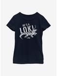 Marvel Loki Alligator Loki Youth Girls T-Shirt, NAVY, hi-res