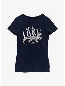 Marvel Loki Alligator Loki Youth Girls T-Shirt, , hi-res