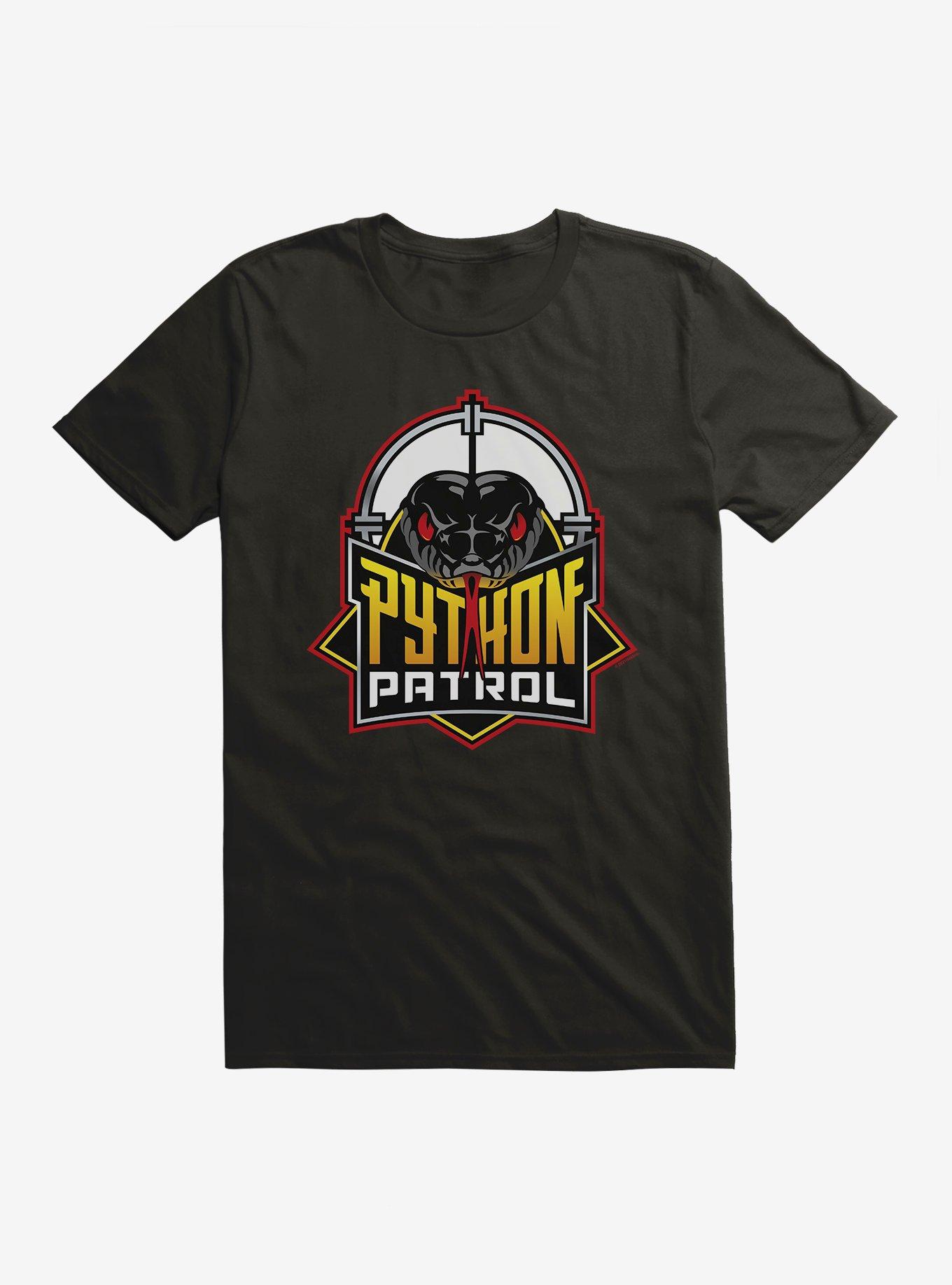 G.I. Joe Python Patrol Logo T-Shirt, BLACK, hi-res