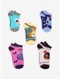 Animal Crossing Character Faces No-Show Socks 5 Pair, , hi-res