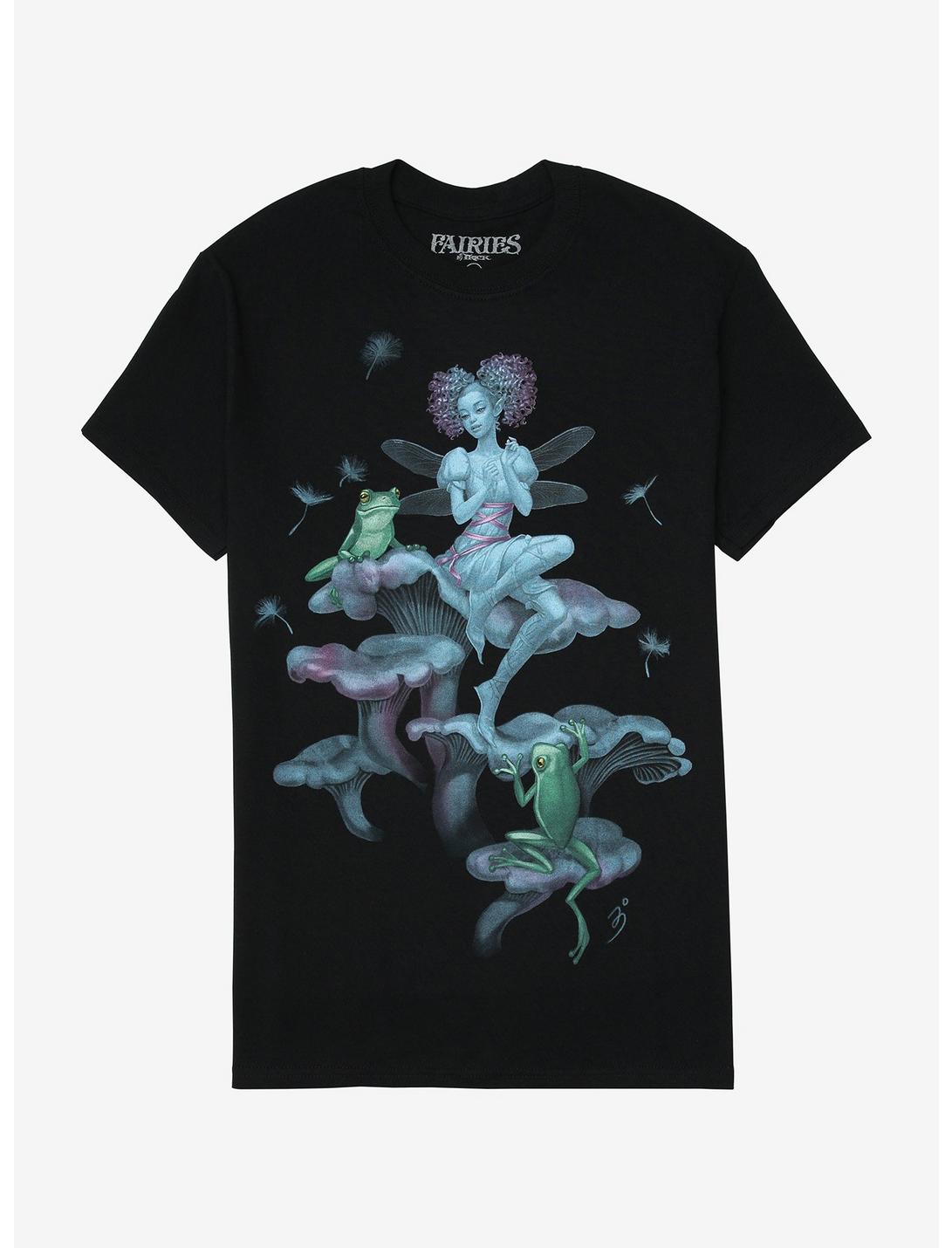 Fairies By Trick Frog Night Fairy Boyfriend Fit Girls T-Shirt, MULTI, hi-res