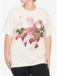 Fairies By Trick Strawberry Fairy Boyfriend Fit Girls T-Shirt Plus Size, MULTI, hi-res