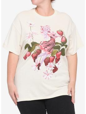 Fairies By Trick Strawberry Fairy Boyfriend Fit Girls T-Shirt Plus Size, , hi-res