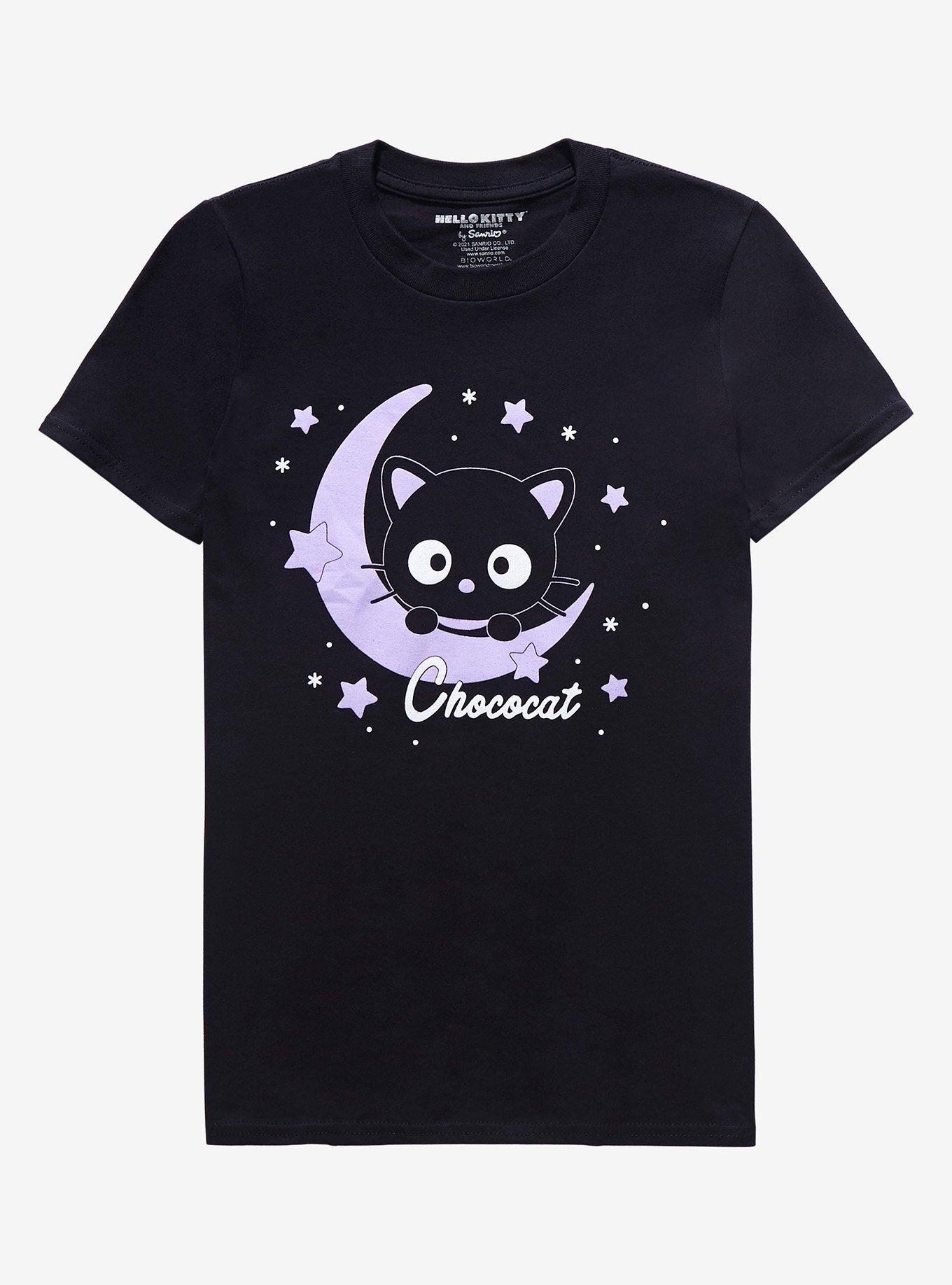 Chococat Moon & Stars Boyfriend Fit Girls T-Shirt | Hot Topic