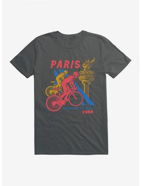 Olympics 1988 European Classic Cycling T-Shirt, CHARCOAL, hi-res