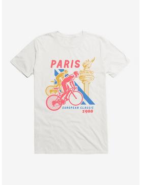 Olympics 1988 European Classic Cycling T-Shirt, WHITE, hi-res