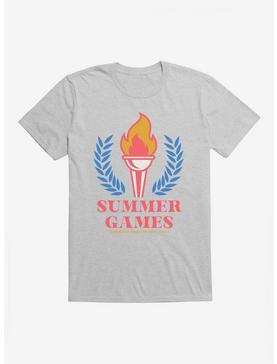 Olympics Getting Lit T-Shirt, HEATHER GREY, hi-res