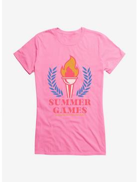 Olympics Getting Lit Girls T-Shirt, CHARITY PINK, hi-res