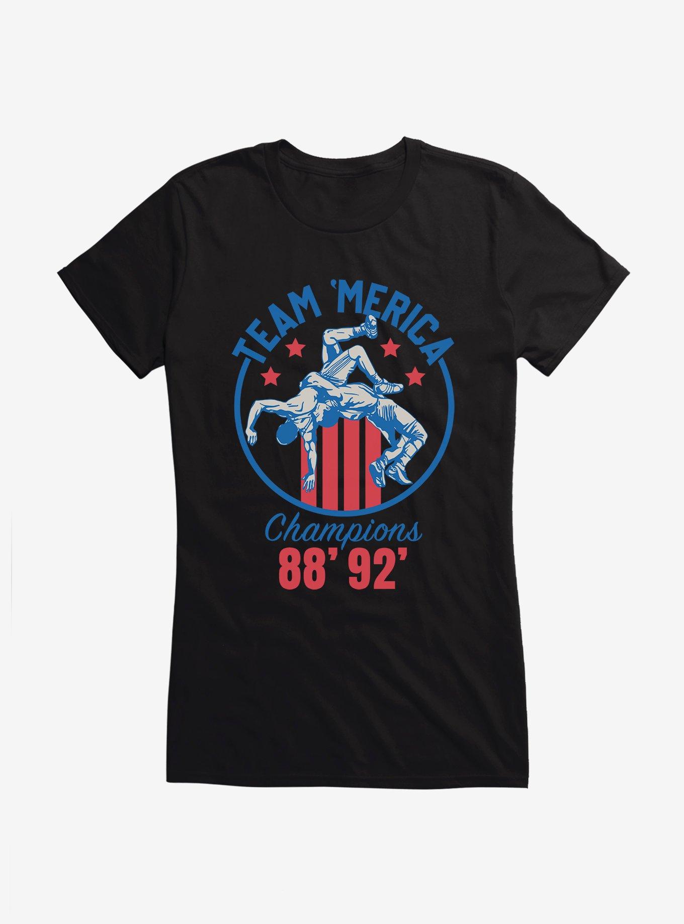 Team 'Merica Wrestling Girls T-Shirt, , hi-res