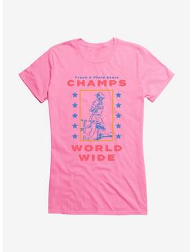 Olympics Track & Field Stars Girls T-Shirt, CHARITY PINK, hi-res