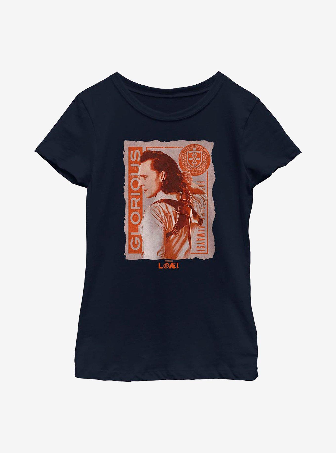 Marvel Loki The Time-Keepers Youth Girls T-Shirt, NAVY, hi-res