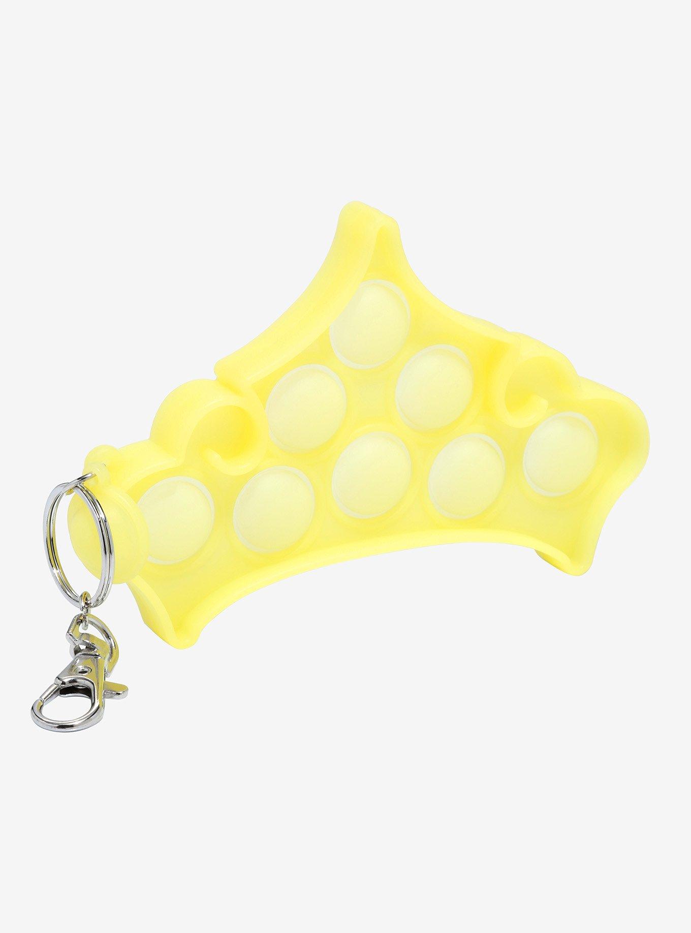 Disney Sleeping Beauty Princess Aurora's Crown Glow-in-the-Dark Bubble Keychain, , hi-res