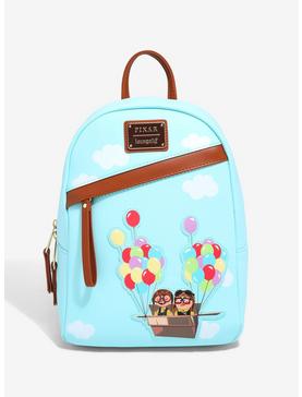 Loungefly Disney Pixar Up Carl & Ellie Balloons Mini Backpack - BoxLunch Exclusive, , hi-res