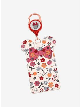 Loungefly Disney Minnie Mouse Fall Floral Retractable Lanyard - BoxLunch Exclusive, , hi-res