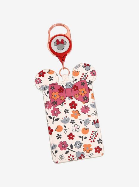 Loungefly Disney Minnie Mouse Fall Floral Retractable Lanyard - BoxLunch  Exclusive