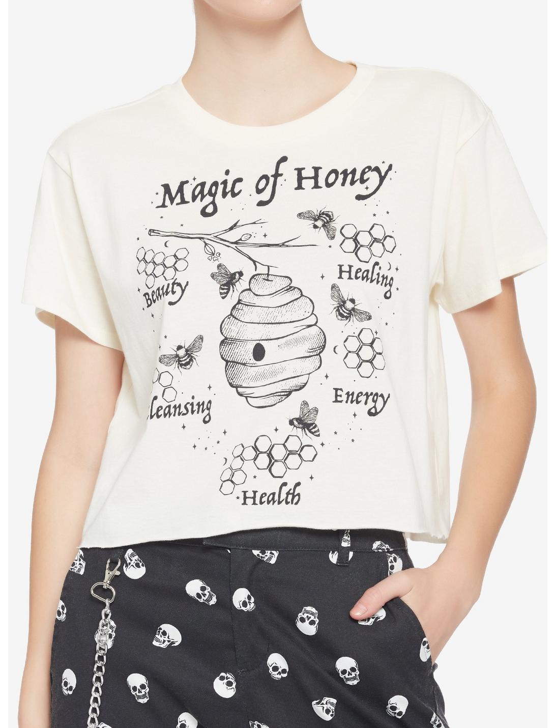 Magic Of Honey Girls Crop T-Shirt, MULTI, hi-res