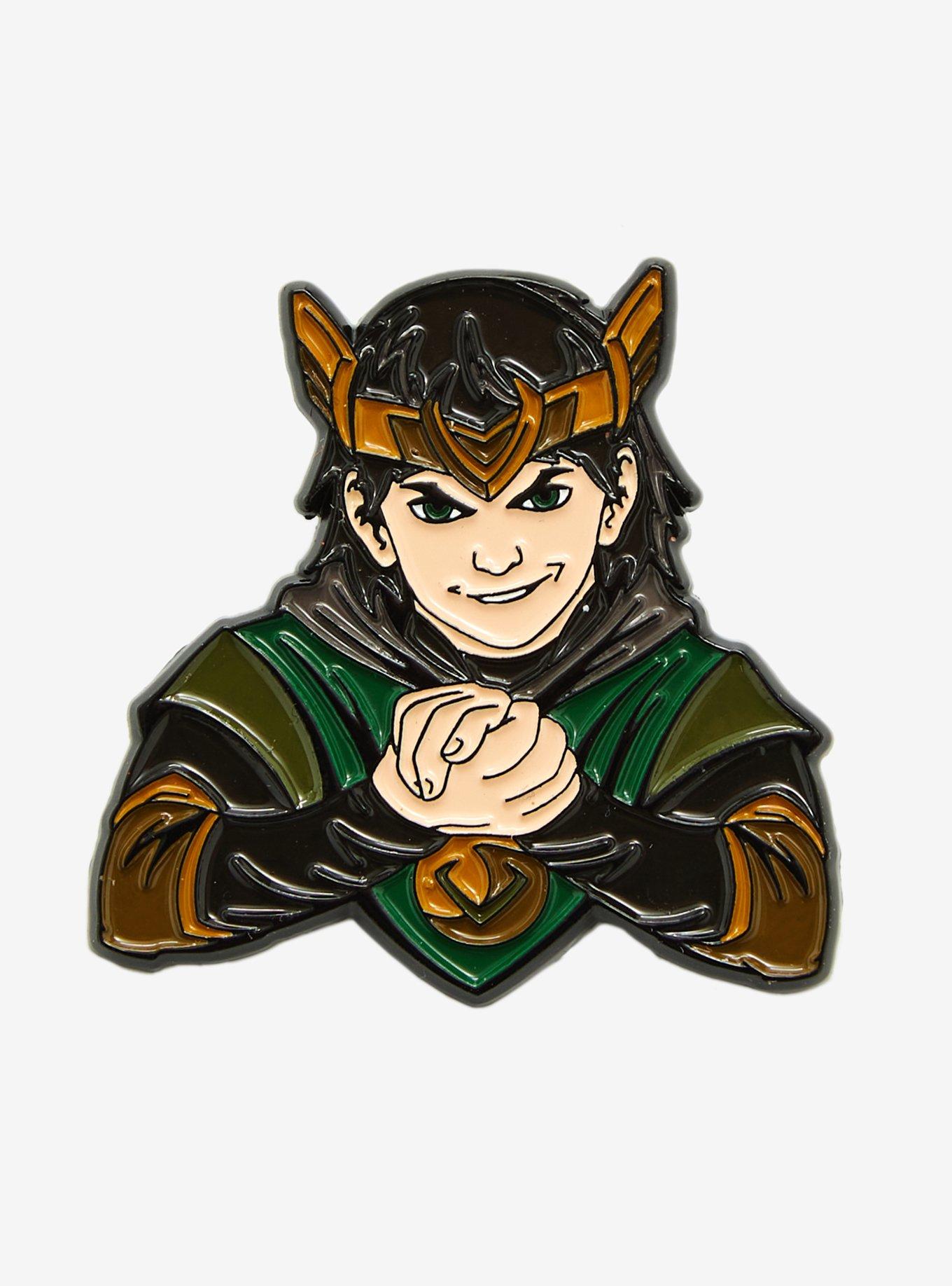 Marvel Loki Kid Loki Enamel Pin - BoxLunch Exclusive, , hi-res