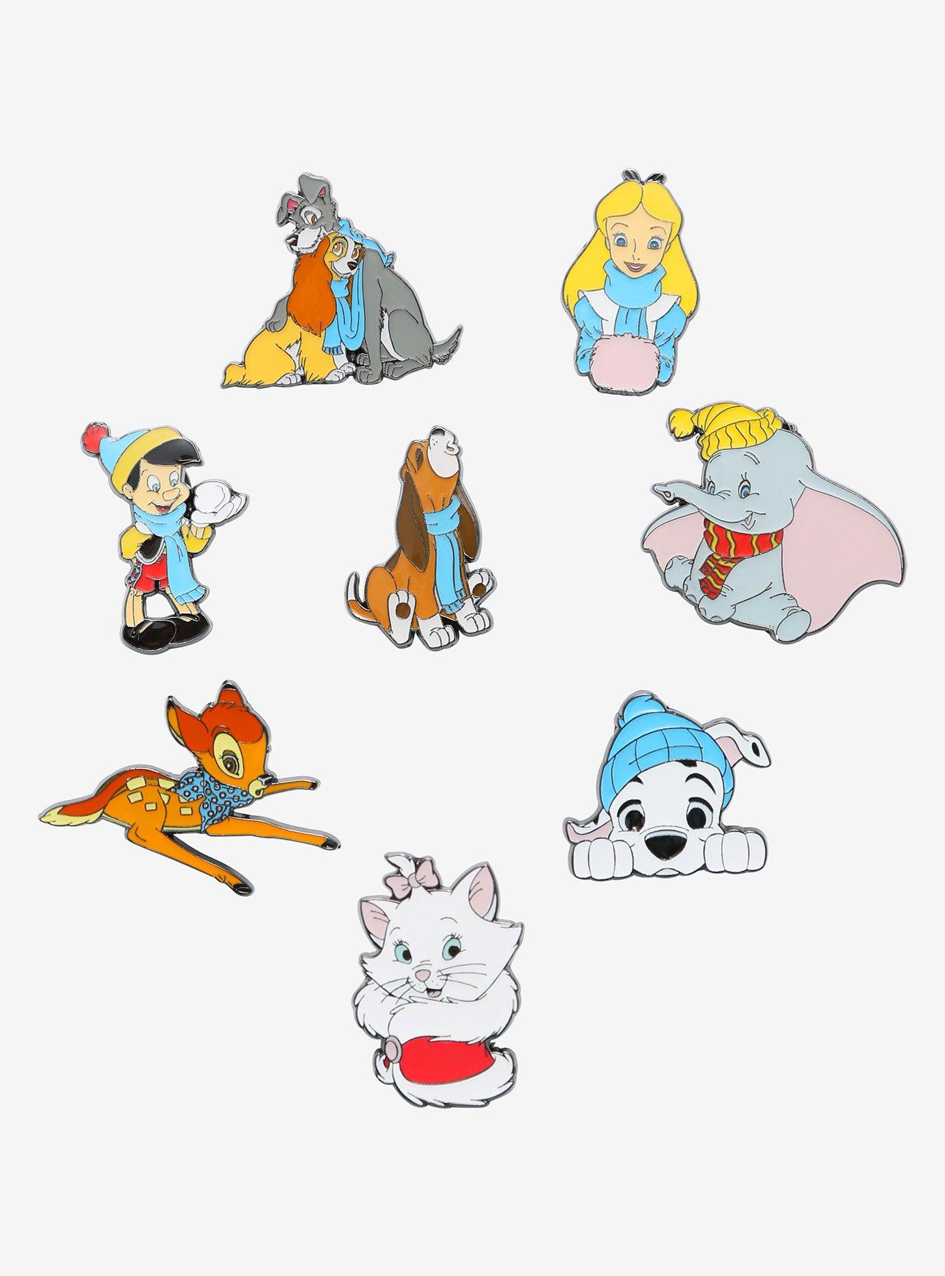 Loungefly Disney Winter Wonderland Classic Characters Blind Box Enamel Pin - BoxLunch Exclusive, , hi-res