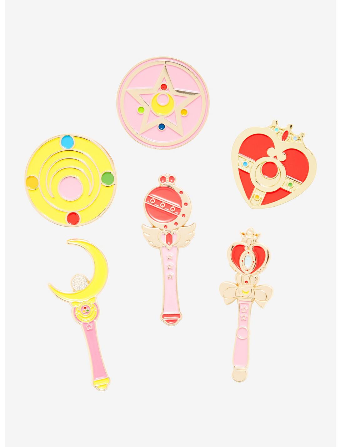 Sailor Moon Icons Blind Box Enamel Pins - BoxLunch Exclusive, , hi-res
