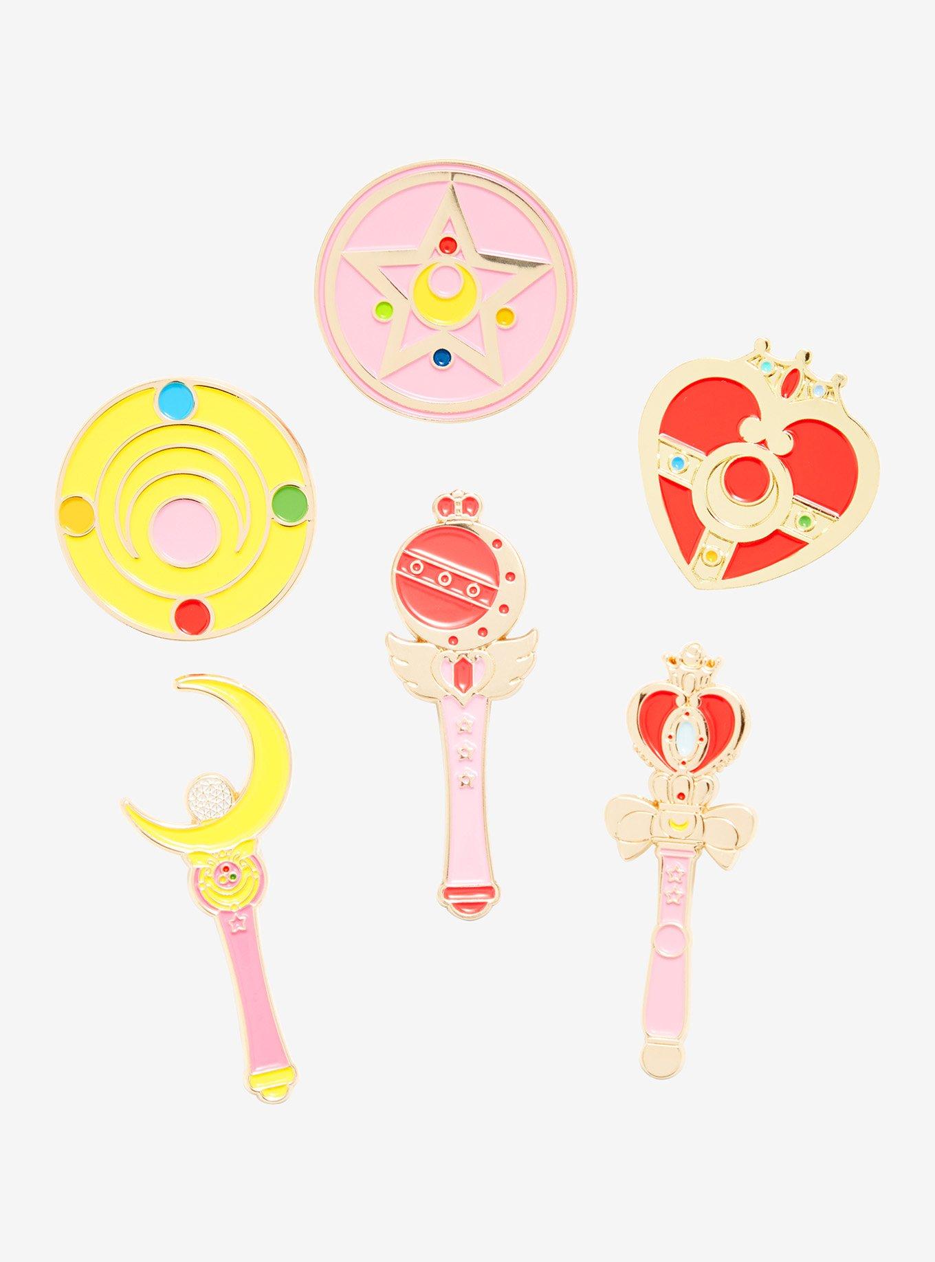 Sailor Moon Icons Blind Box Enamel Pins - BoxLunch Exclusive, , hi-res