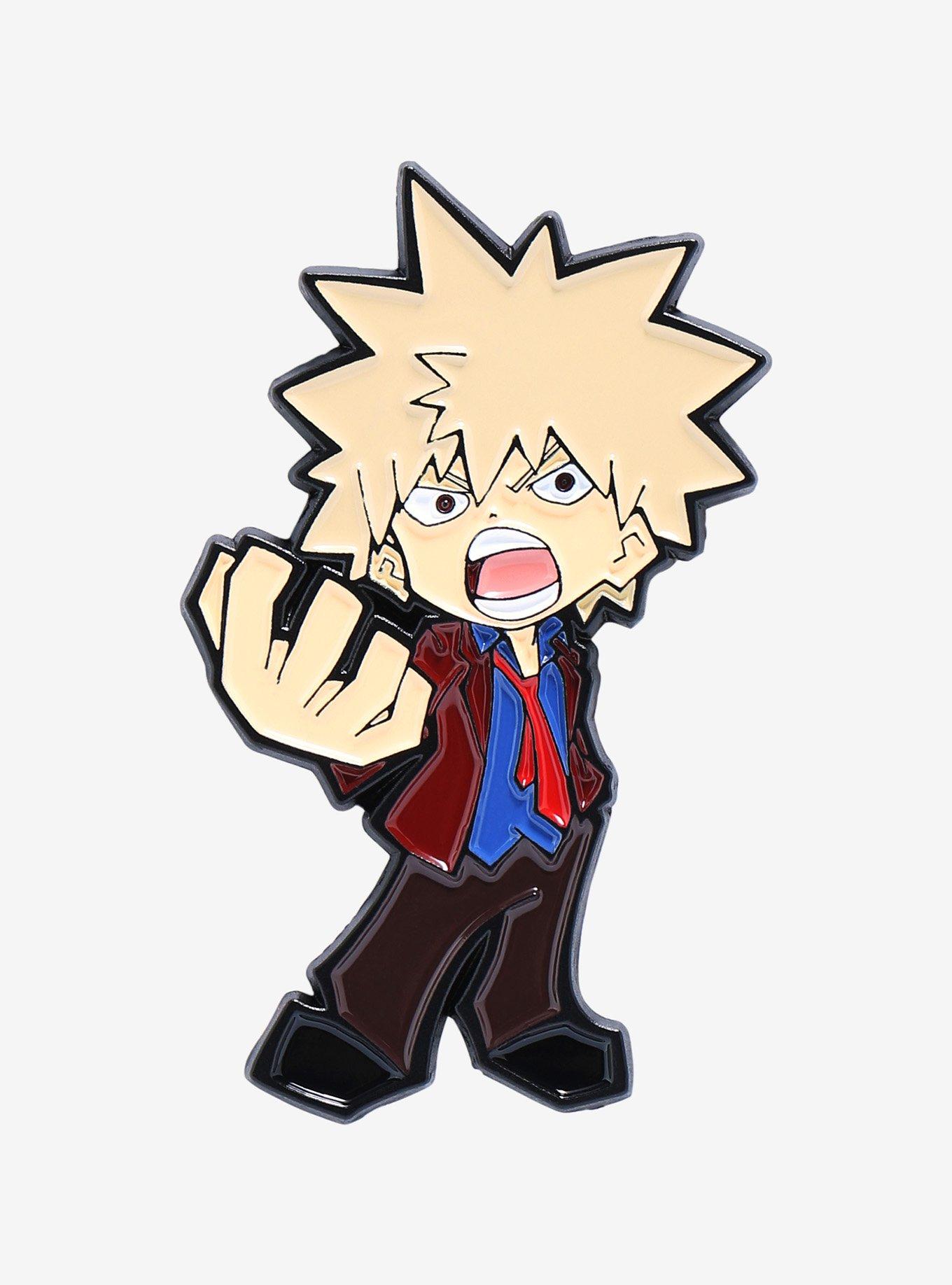My Hero Academia: Two Heroes Chibi Bakugo in Suit Enamel Pin - BoxLunch Exclusive, , hi-res