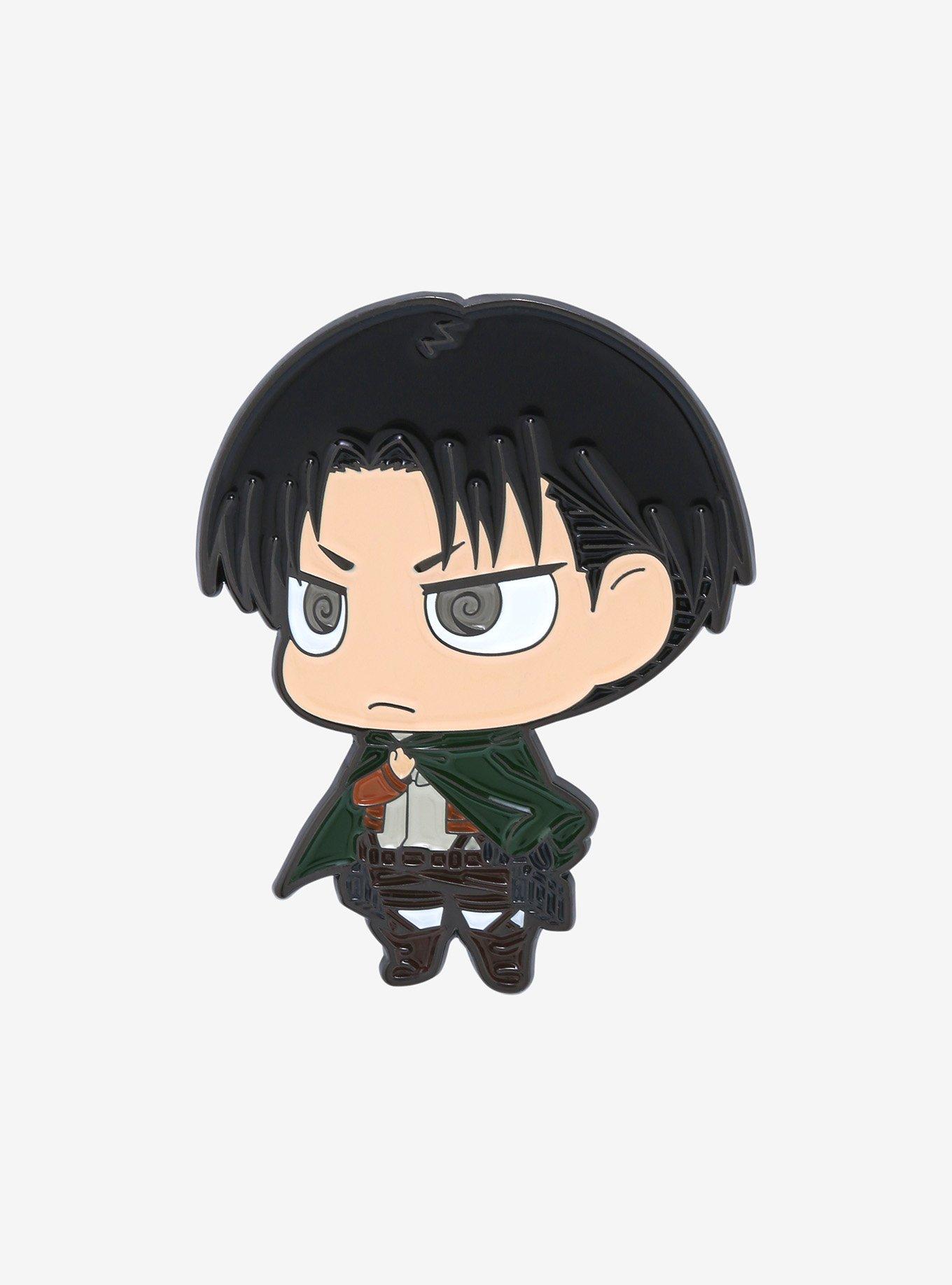Attack on Titan Chibi Levi Enamel Pin - BoxLunch Exclusive, , hi-res