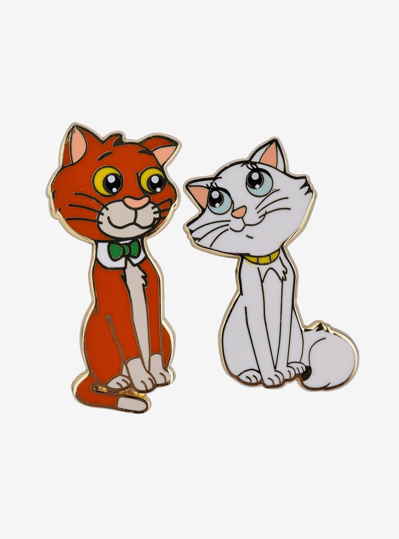 Disney The Aristocats Chibi Duchess & Thomas O’Malley Enamel Pin Set ...