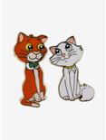 Disney The Aristocats Chibi Duchess & Thomas O’Malley Enamel Pin Set - BoxLunch Exclusive, , hi-res