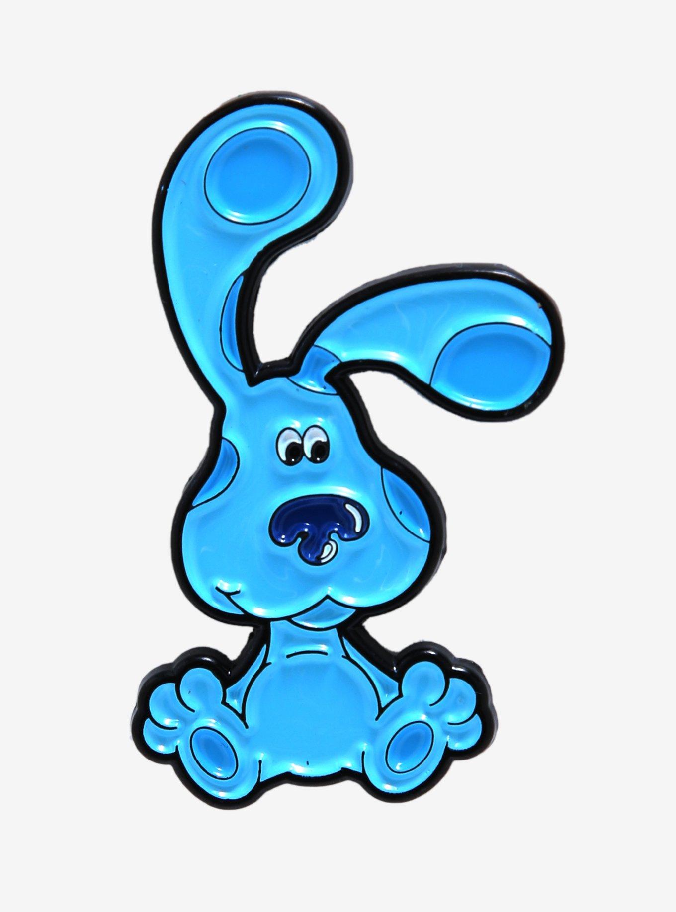 Blue's Clues Blue Sitting Enamel Pin - BoxLunch Exclusive, , hi-res