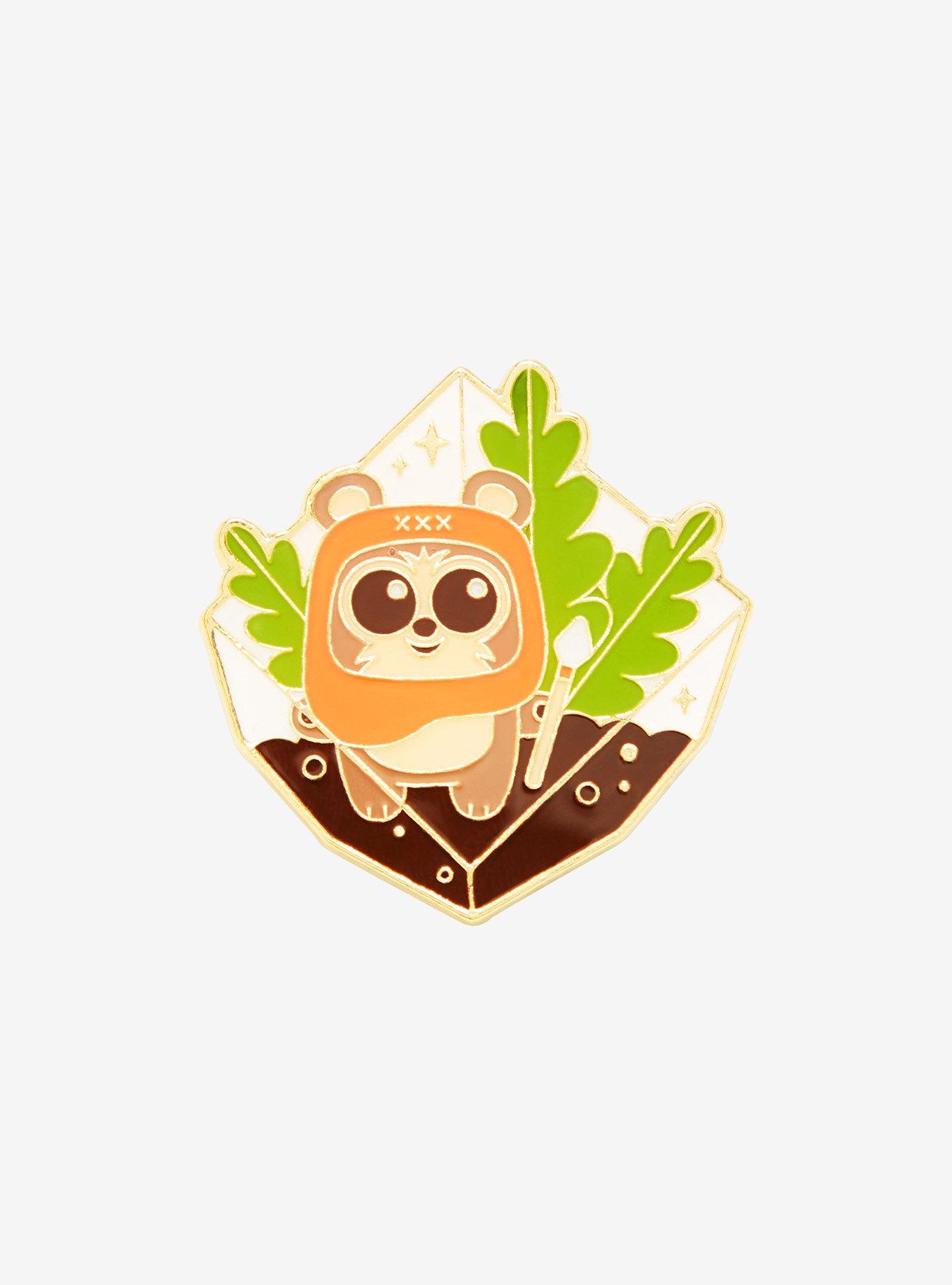 Loungefly Star Wars Wicket Ewok Terrarium Enamel Pin - BoxLunch Exclusive, , hi-res