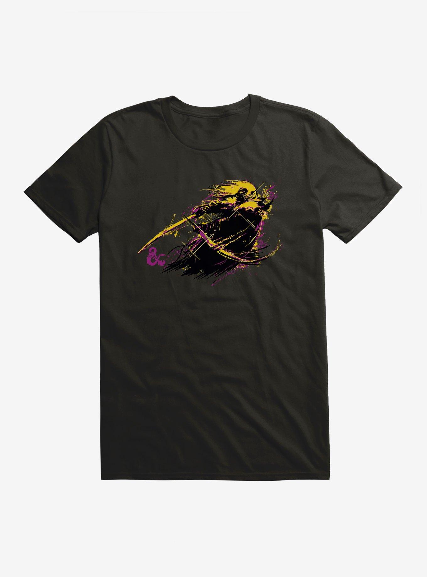 Dungeons & Dragons Warpaint Drizzt Attack T-Shirt, , hi-res