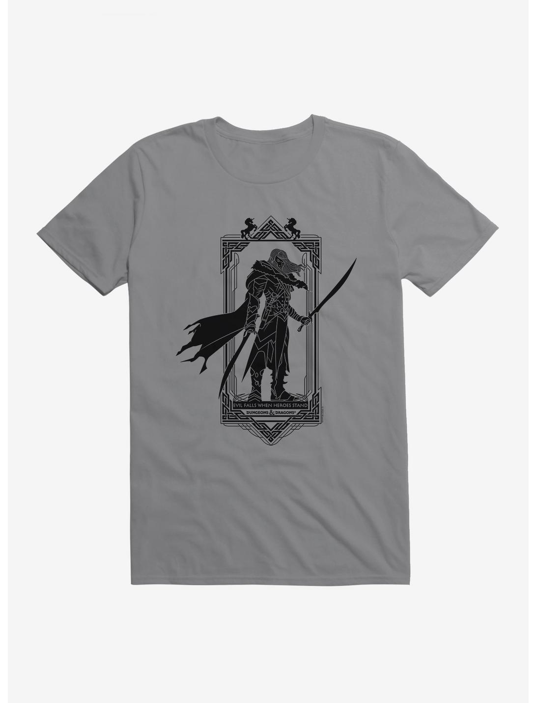 Dungeons & Dragons Heroes Stand T-Shirt, STORM GREY, hi-res