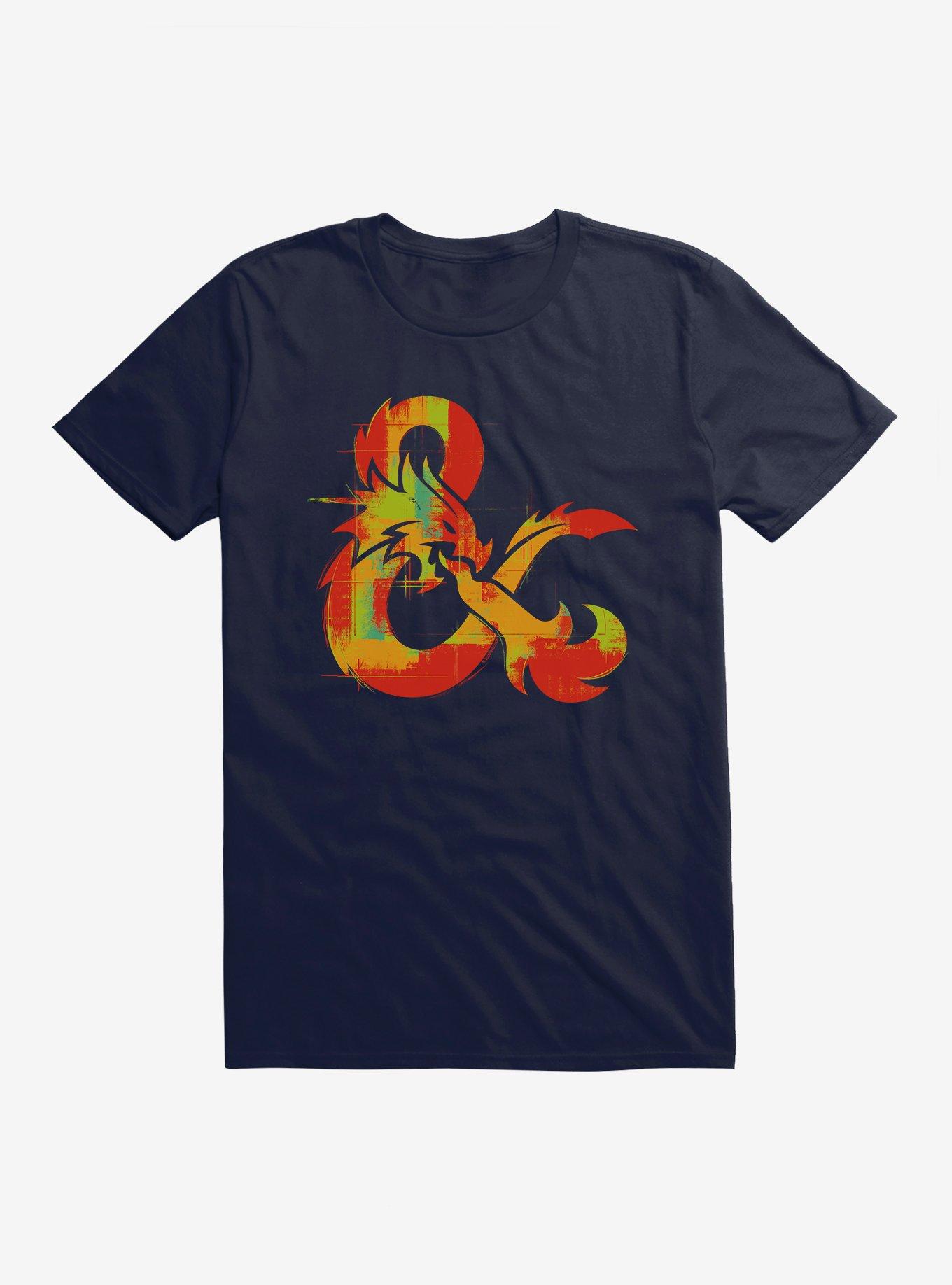 Dungeons & Dragons Warpaint Ampersand T-Shirt, NAVY, hi-res