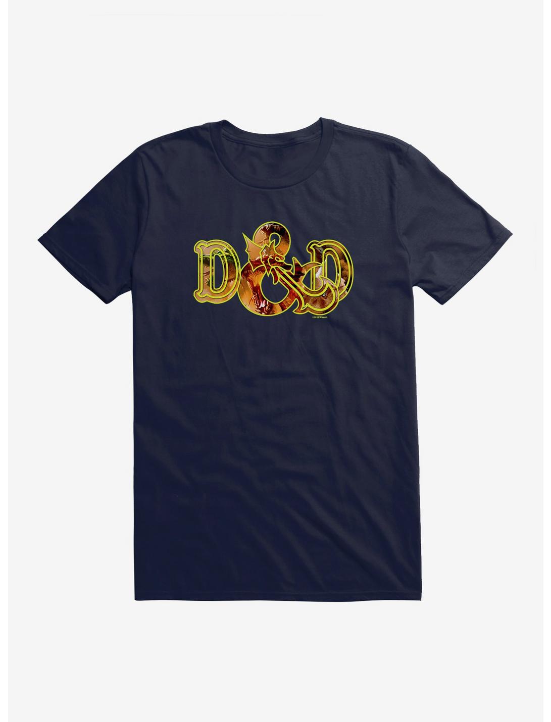 Dungeons & Dragons Tiamat Ampersand T-Shirt, NAVY, hi-res