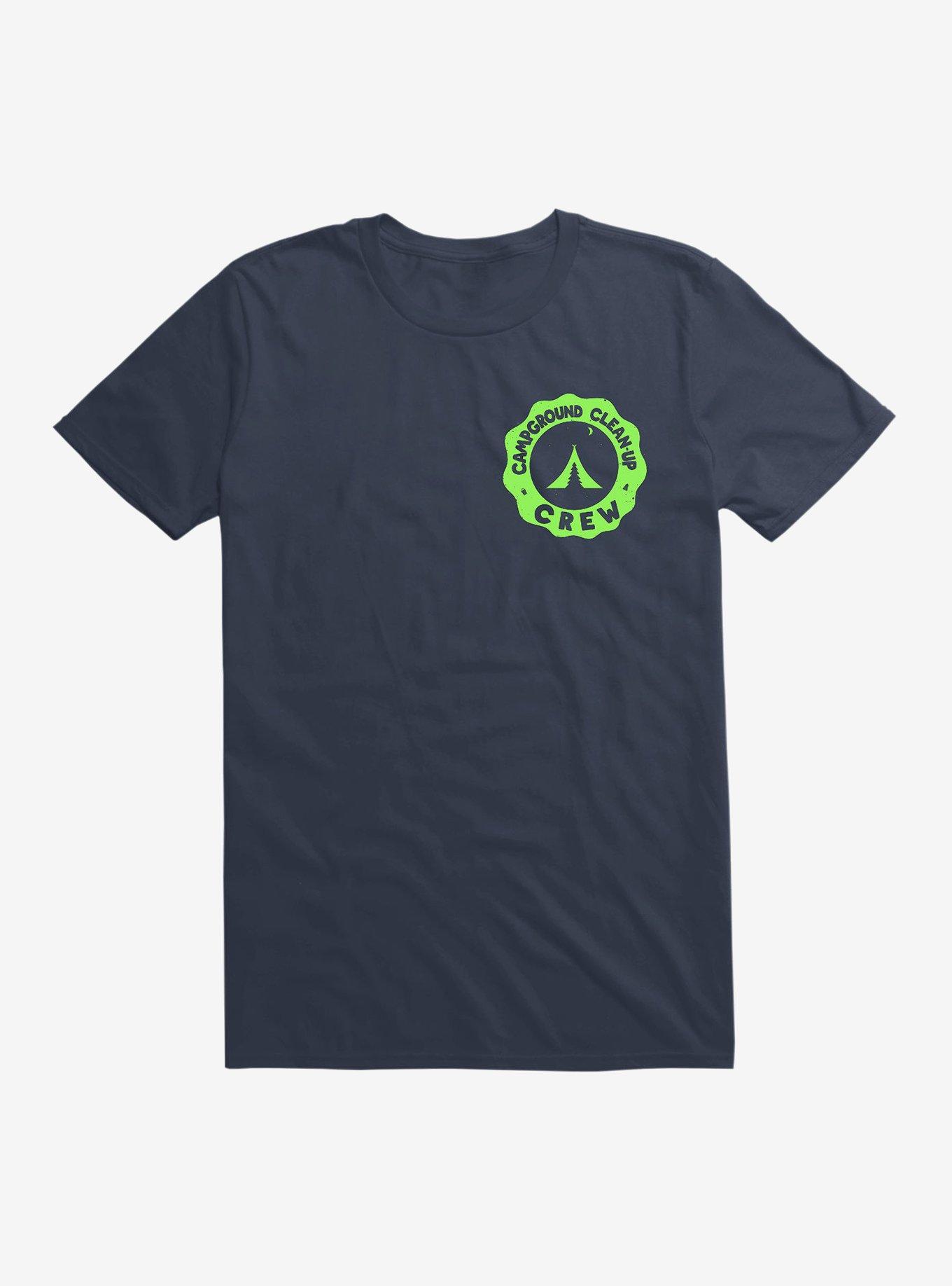 Campground Cleanup Crew T-Shirt, NAVY, hi-res