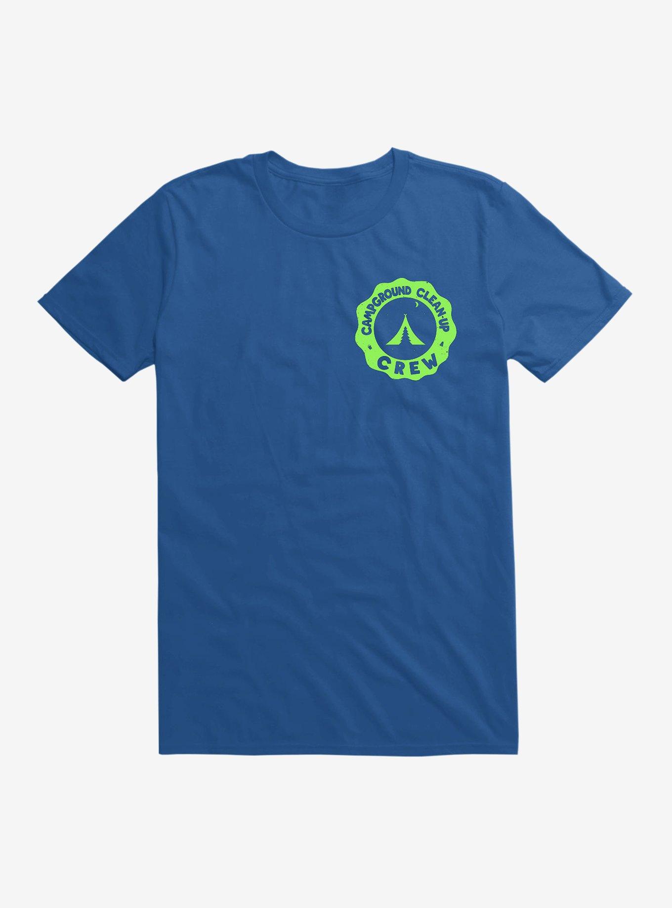 Campground Cleanup Crew T-Shirt, ROYAL, hi-res