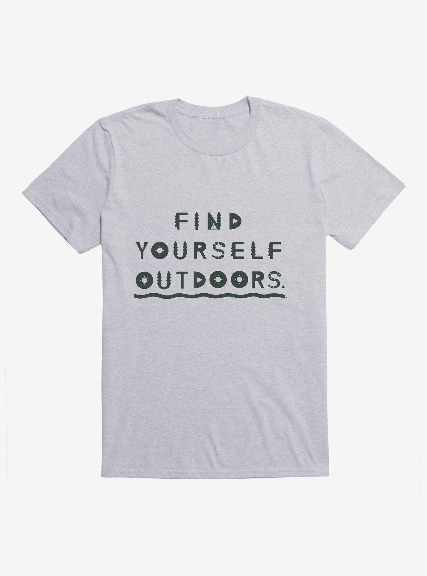 Find Yourself T-Shirt, HEATHER GREY, hi-res