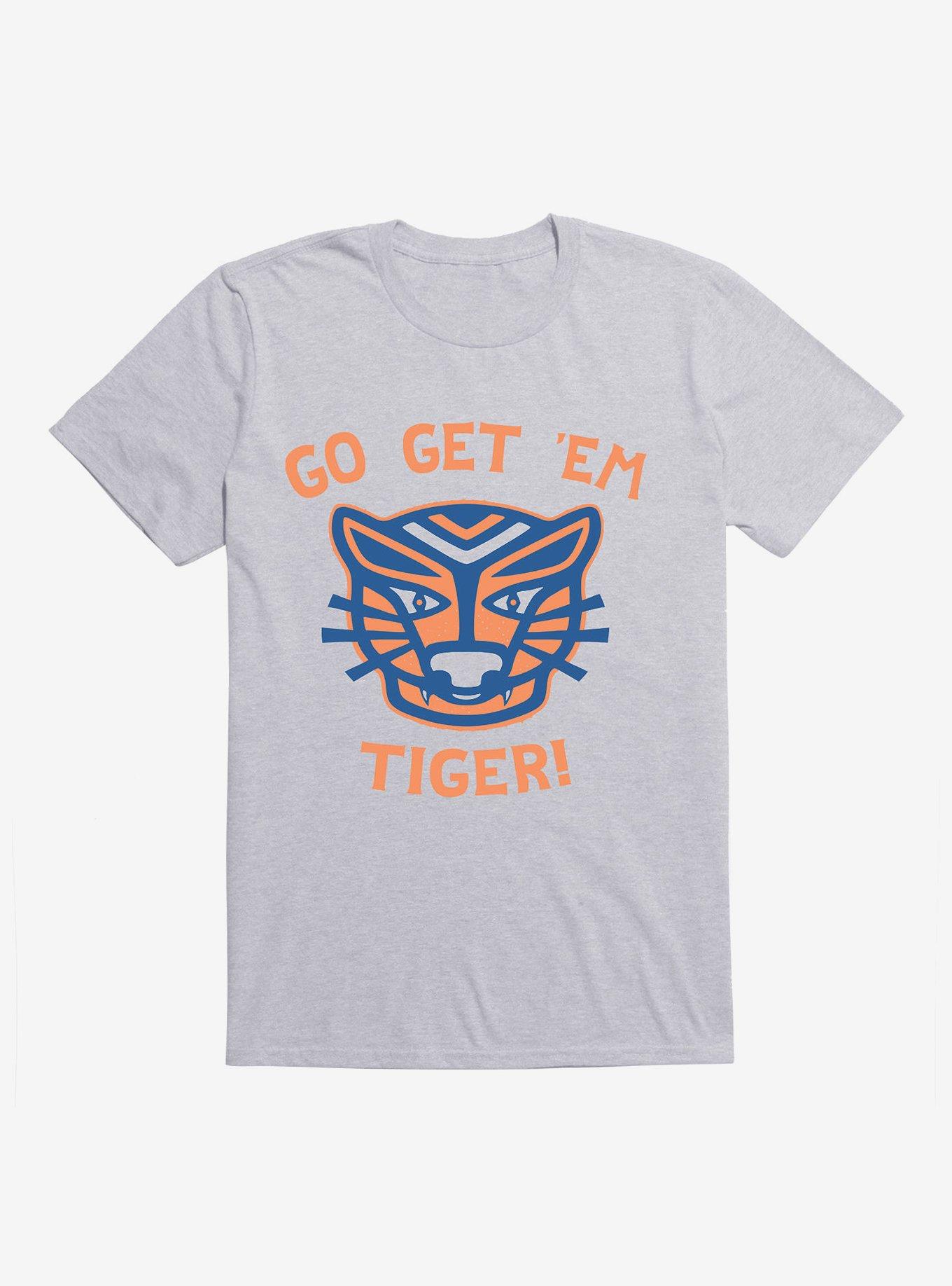 Go Get 'Em Tiger T-Shirt, HEATHER GREY, hi-res