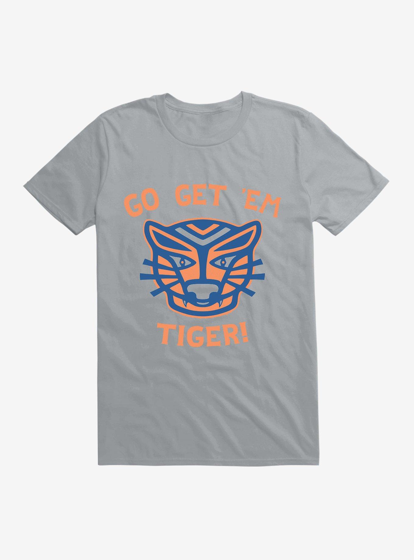 Go Get 'Em Tiger T-Shirt, SILVER, hi-res