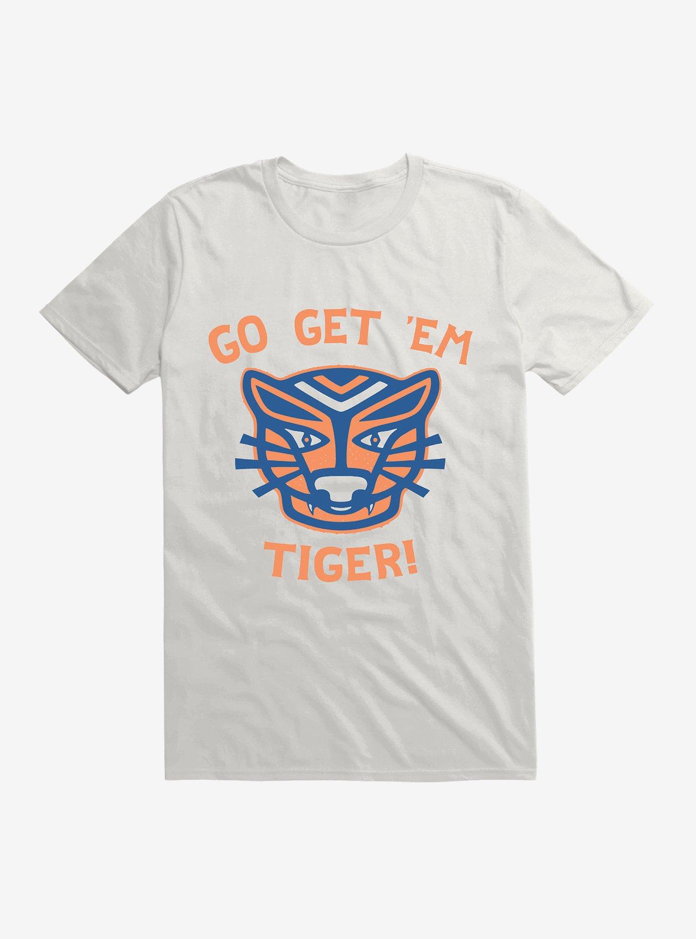 Go Get 'Em Tiger T-Shirt, WHITE, hi-res