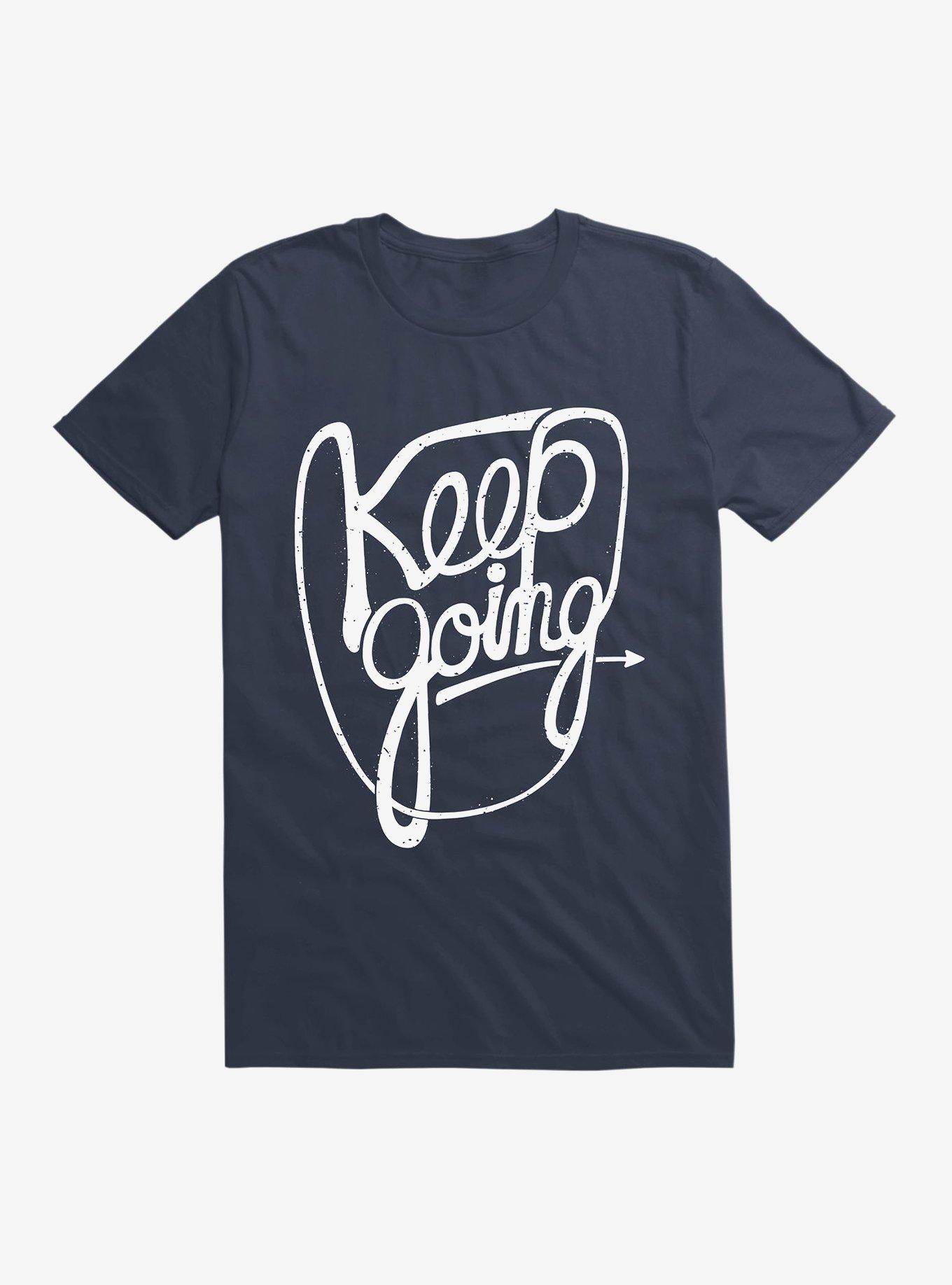 Keep Going T-Shirt, NAVY, hi-res