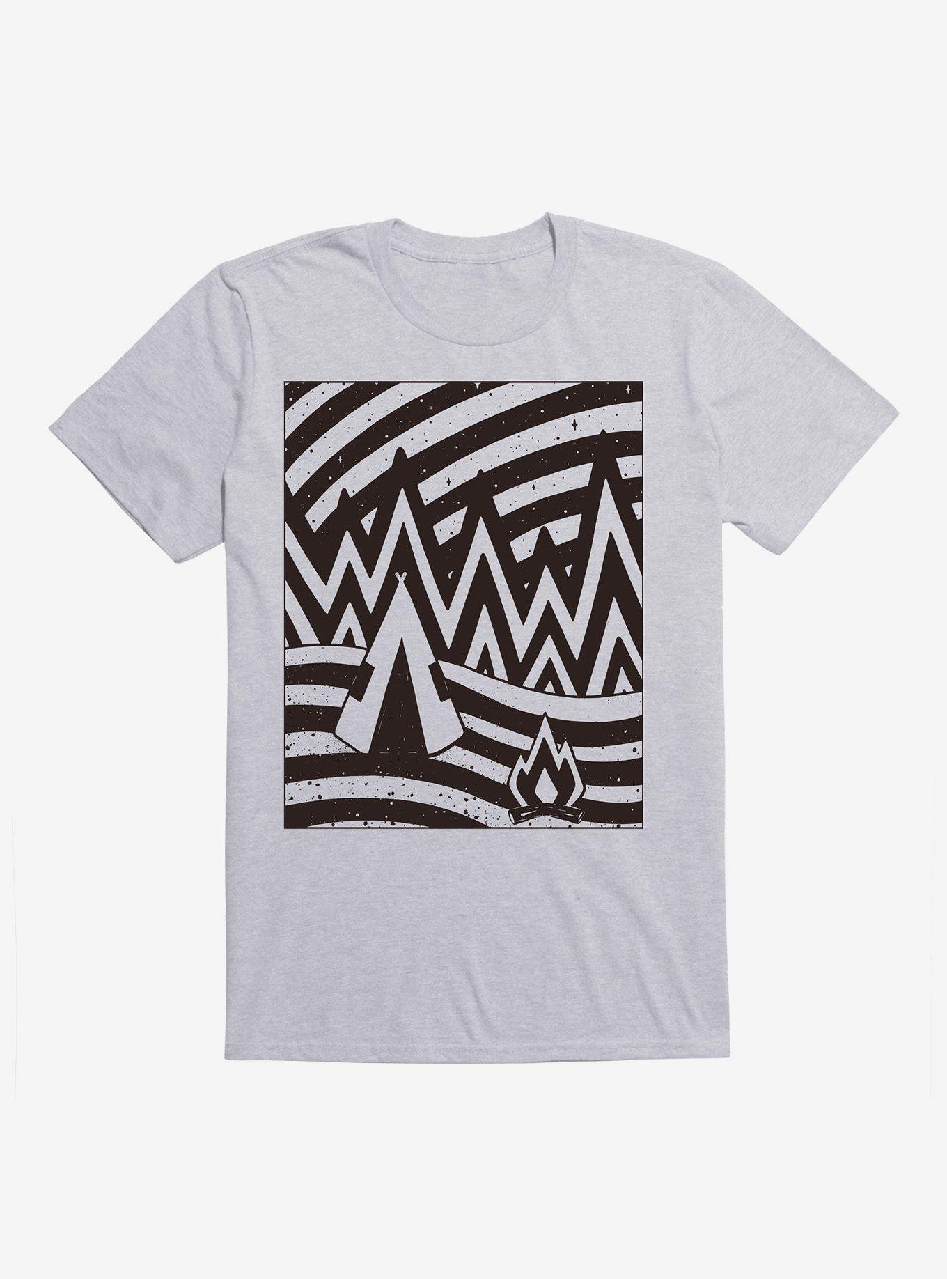 Overnight T-Shirt, HEATHER GREY, hi-res