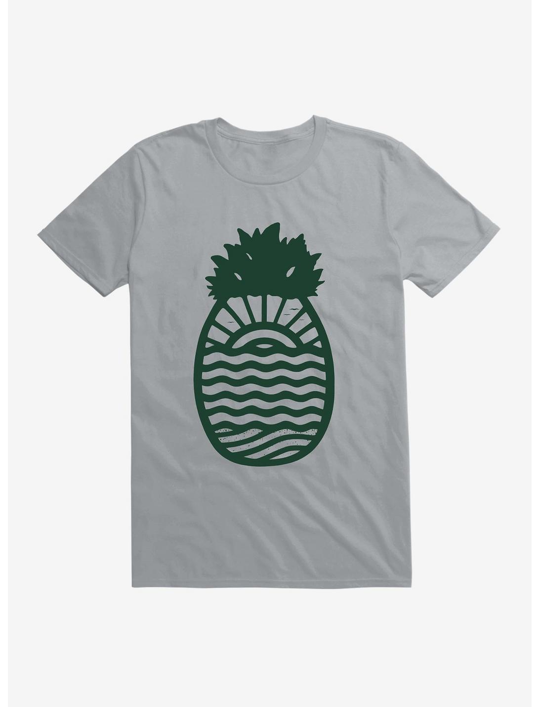 Pineapple T-Shirt, SILVER, hi-res