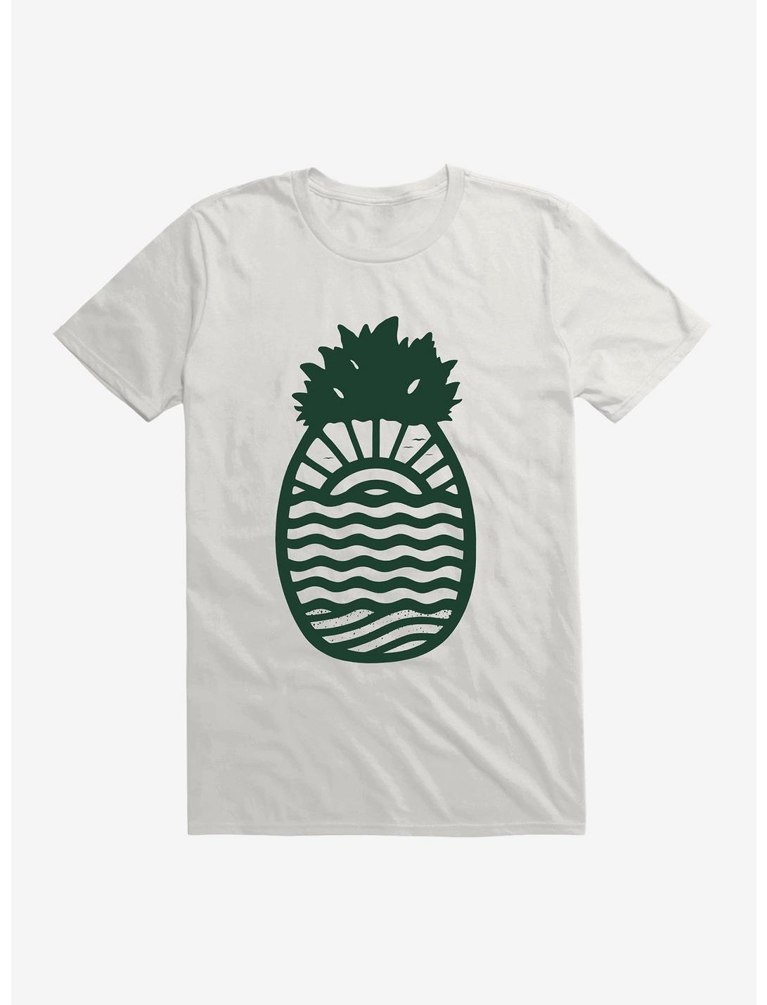 Pineapple T-Shirt, WHITE, hi-res
