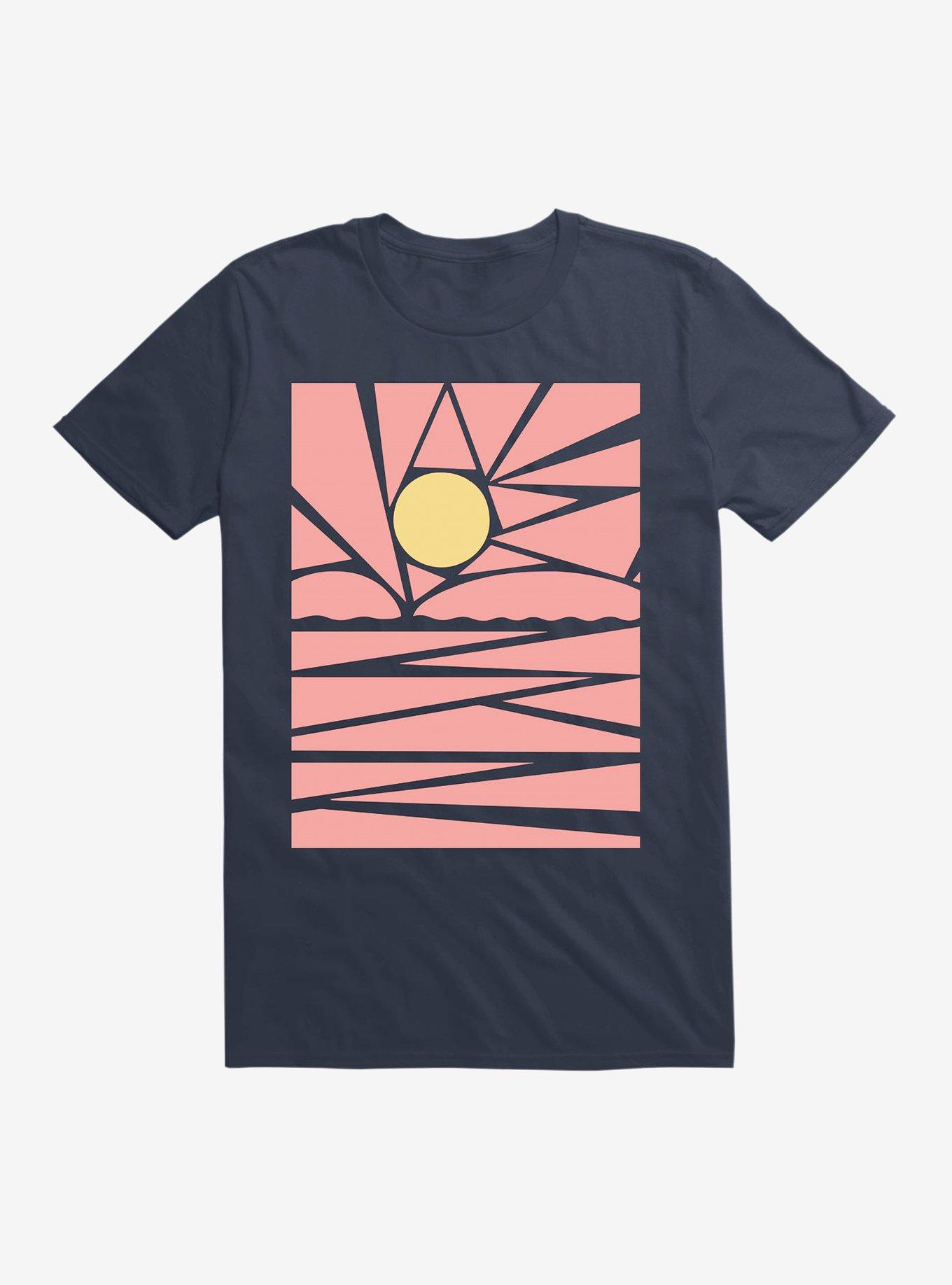I Can Stay Grateful For The Sun, Though It's Getting In My Eyes T-Shirt, NAVY, hi-res