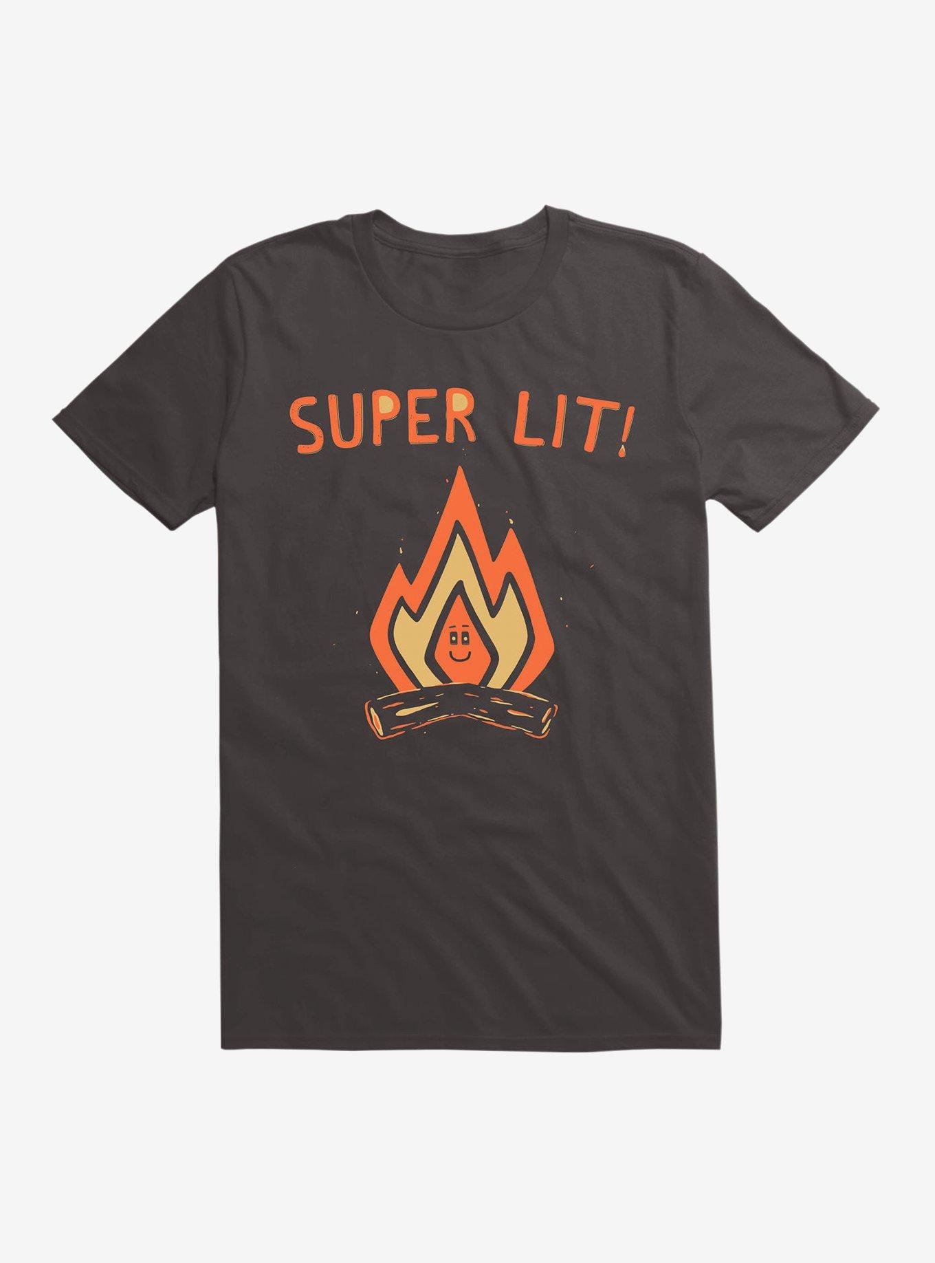Super Lit T-Shirt, BLACK, hi-res
