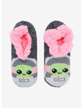 Star Wars The Mandalorian The Child Pink Cozy Slippers, , hi-res