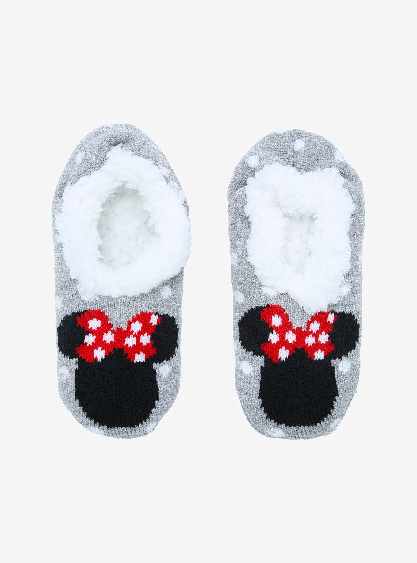 Disney Minnie Mouse Cozy Slippers, , hi-res