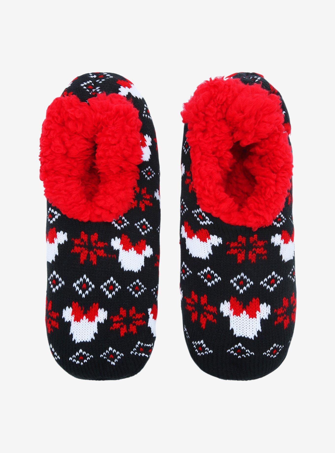 Disney Minnie Mouse Cozy Slippers, , hi-res